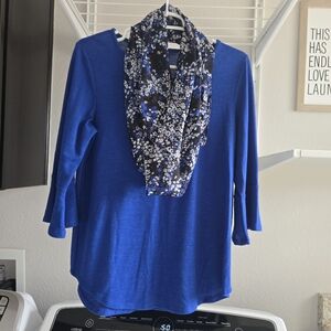 Apt. 9 Vibrant Blue Top